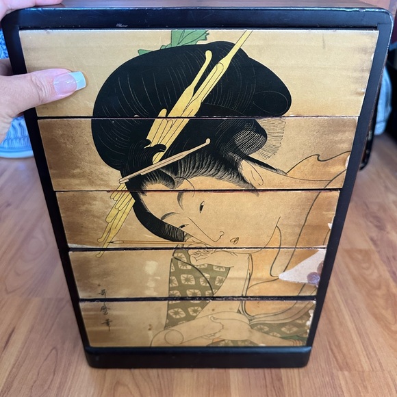 Japanese Antique Medicine Storage Box - Picture 3 of 11